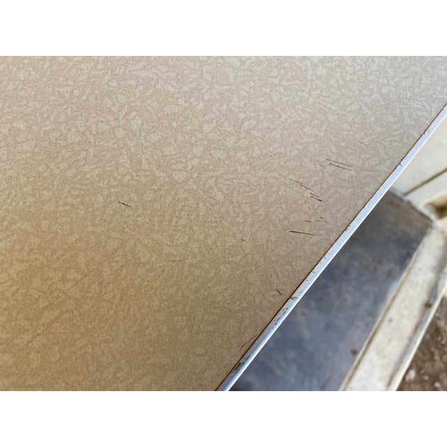 1970s Vintage Mid Century Modern Metal Tanker Desk For Sale - Image 10 of 12