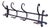Early 20th Century Wall-Mounted Bistro Coat Rack in Bentwood For Sale