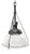Large Industrial Pendant Light in Clear Pressed Prisma Glass from Holophane For Sale