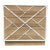 Modern Chippendale Tan and White Chest of Drawers For Sale