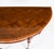 Vintage English Burr Walnut Parquetry Console Table, 1950s For Sale - Image 4 of 12