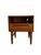 This mid-century modern nightstand features a clean, functional Danish design executed in warm teak veneer and solid wood...
