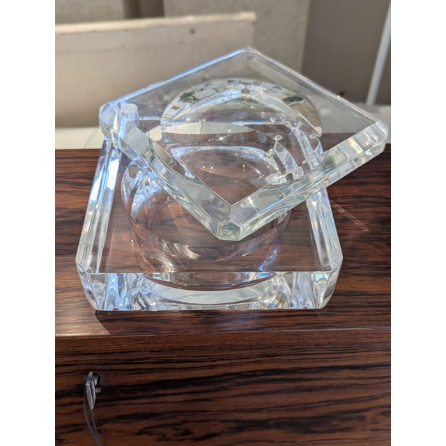 Alessandro Albrizzi Lucite Ice Bucket | 1970s Italian Mid-Century Barware For Sale - Image 11 of 11