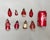 Collection of 8 Antique German Mercury Glass Santa Claus Christmas Ornaments, C. 1920–1940 For Sale - Image 14 of 18