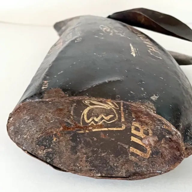 1970s 1970s Découpage Folk Art Tin Rabbit For Sale - Image 5 of 5