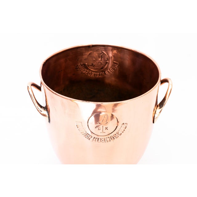 1920s Art Deco Copper Champagne and Wine Cooler, Vienna, 1920s For Sale - Image 5 of 9