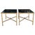 This elegant pair of Neoclassical style tables, crafted in France in the manner of Maison Jansen circa 1940s, reflects the...