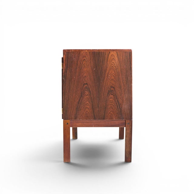 Mid 20th Century Arne Hovmand-Olsen for Mogens Kold Møbelfabrik Mid Century Danish Rosewood Credenza and Bar Hutch For Sale - Image 5 of 12