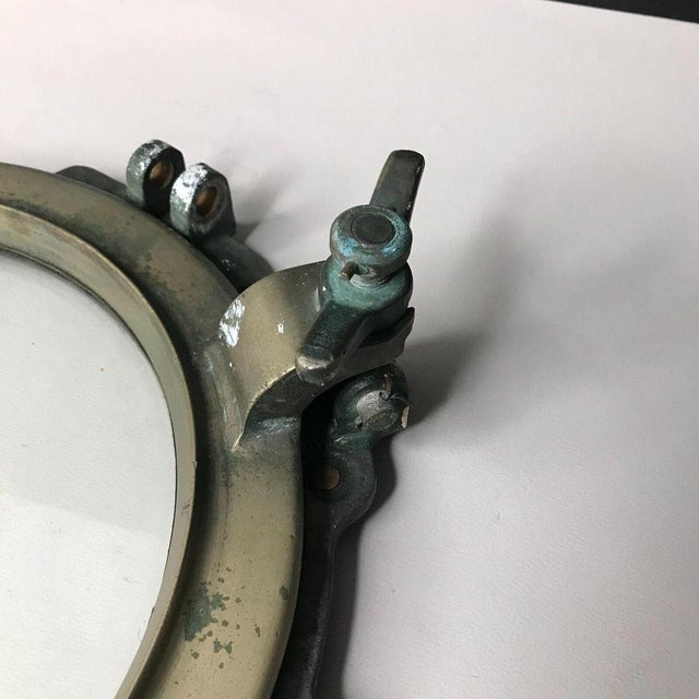 Antique Marine Nautical Bronze Sunken Ship Porthole, 1960s For Sale - Image 14 of 18