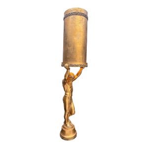Gold Atlas Figural Table Lamp