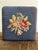 Antique French Country Style Mahogany Footstool With Floral Needlepoint Cushion For Sale - Image 4 of 14