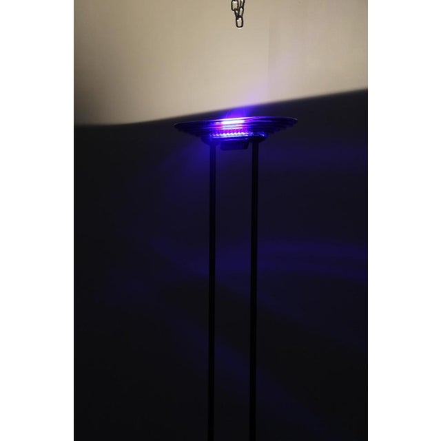 Halogen Floor Lamp with Glass Shade, Europe, 1970s For Sale - Image 12 of 16