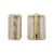 Curved Clear Ribbed Murano Glass and Brass Wall Sconces, 2000, Set of 2 For Sale - Image 9 of 9