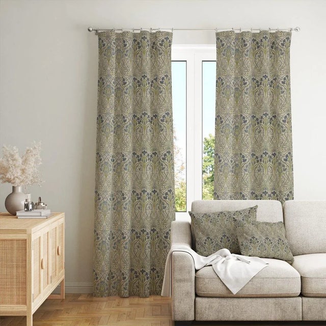 A luxurious jacquard, Tiffany is in a William Morris, art deco style. Featuring an intricate floral design, full of homely...