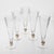Hexagonal Flutes with Gold Inserts by Cenedese, Set of 5 For Sale - Image 11 of 18