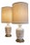 Vintage Table Lamps With Rose Motif, Unknown, 1960s - a Pair For Sale