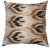 Contemporary Silk Ikat Bohemian Throw Pillow For Sale