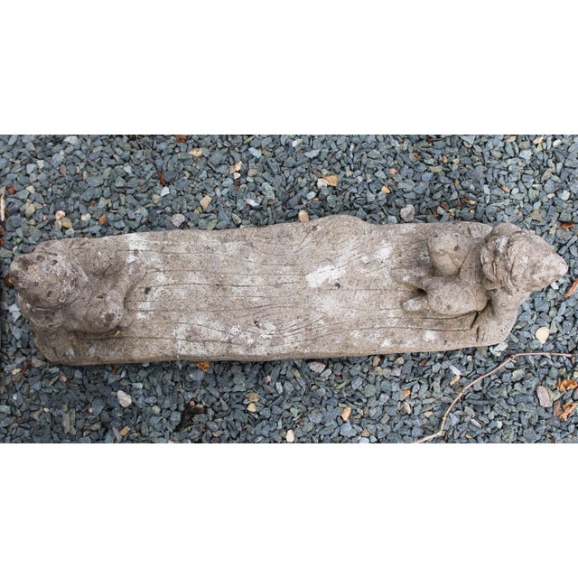 Mid-20th Century English Cast Stone Elves Teeter-Totter Garden Figure For Sale In Raleigh - Image 6 of 6