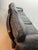 Poltrona Frau Mid-Century Black Leather Poppy 3 Sofa from Poltrona Frau, 1970s For Sale - Image 4 of 8