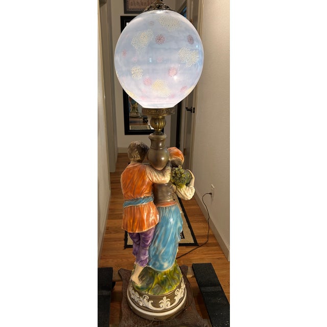 Mid 20th Century Vintage Large Girolomo Pieri Italian Floor Lamp For Sale - Image 5 of 15