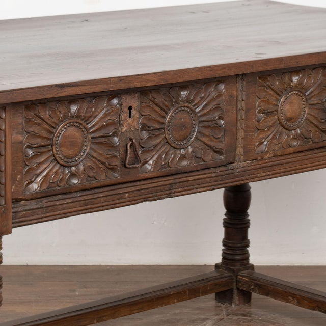18th Century Console Table With Two Carved Drawers, Portugal​​​​​​​ For Sale - Image 11 of 18