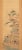 Japanese Meiji Era Japanese Painted Silk Scroll Inspired by "The Tale of Genji" Story For Sale - Image 3 of 12