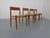 Brown Model 75 Teak & Papercord Chairs by Niels Otto Møller for JL Møller, 1960s, Set of 4 For Sale - Image 8 of 18