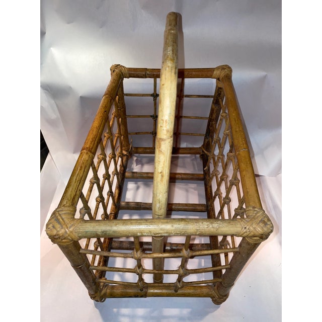 Late 19th Century Aesthetic Style English Bamboo Music or Magazine Rack For Sale In Los Angeles - Image 6 of 12