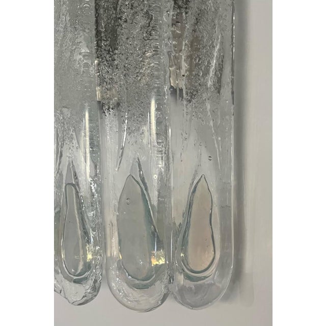 Mid-Century Modern Italian Iridescent Murano Wall Sconces from Mazzega, 1970s, Set of 2 For Sale - Image 10 of 18