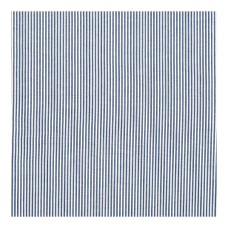 Sample - Schumacher Bailey Seersucker Fabric in Blue For Sale
