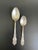 Lot of 2 The Brown Palace Hotel and Spa silverplate spoons by Reed & Barton in the "Tiger Lily" pattern. The lot includes...