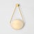 Hudson Valley Lighting Hudson Valley Lighting Blaina 10.5 in. 1 Light Wall Sconce in Aged Brass Finish For Sale - Image 4 of 11