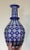 Antique 19th Century Decanter in Cobalt Cut to Clear Crystal For Sale - Image 11 of 12