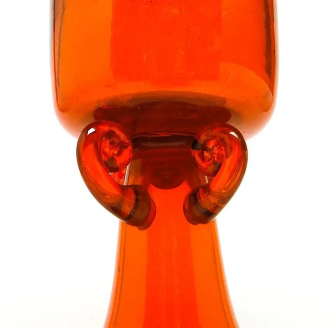 Postmodern Vase from Cracow Glassworks, Poland, 1970s For Sale - Image 11 of 13