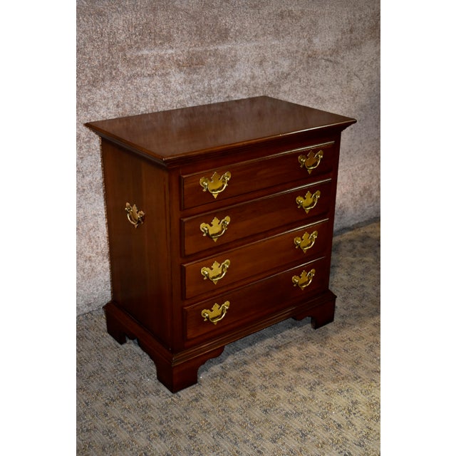 Vintage Hitchcock Traditional Style Solid Cherry Chest Of Drawers