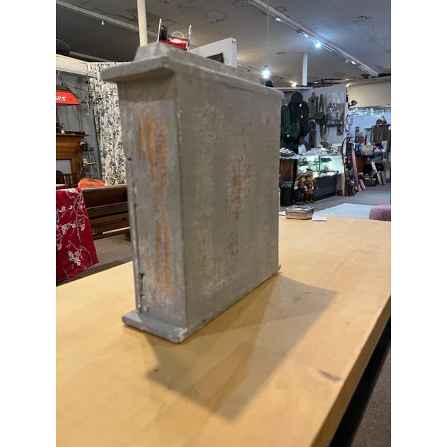 1920s 1920s Rustic Glass Door Wall Cabinet For Sale - Image 5 of 6