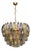 Murano Glass Candelier with 111 Multicolored Poliedri, 1990s For Sale
