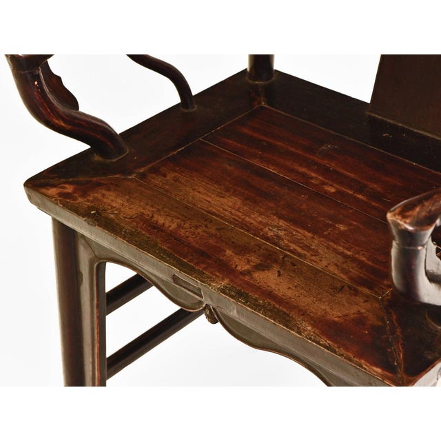 Late 19th Century Chinese Open Armchair For Sale - Image 6 of 16