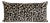 Designer Cut Velvet Leopard Large Lumbar Pillow Cover 15x31 For Sale