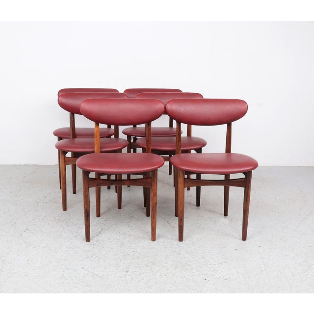 Mid-Century Modern Danish Dining Chairs from Scantic Mobelvaerk, 1960s, Set of 6 For Sale - Image 3 of 17