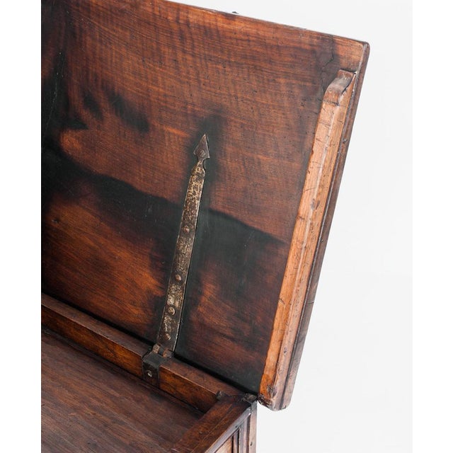 18th Century Catalan Bridal Chest in Walnut For Sale - Image 17 of 18