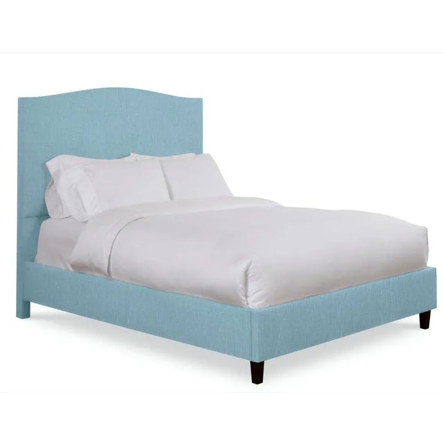 This listing includes the entire bedframe, including the headboard, rails, and footboard. From Chairish's line of bespoke...