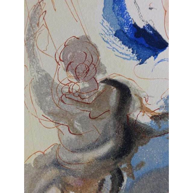 Salvador Dali, The First Sky, Woodcut For Sale - Image 4 of 6