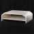 Wood Vintage Raffia Covered White Cocktail Table For Sale - Image 7 of 13