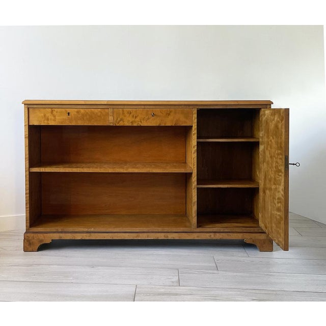 Vintage Walnut Burl Sideboard, 1970s For Sale - Image 9 of 13