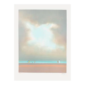 1990 Pierre Doutreleau Afternoon on the Beach Lithograph