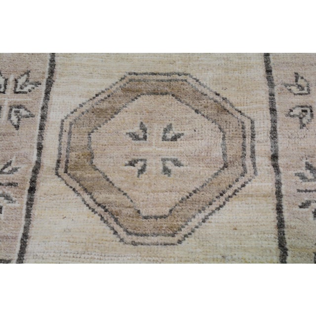 2000 - 2009 Oushak Hand Knotted Wool Rug, 2'7"x12'6" For Sale - Image 5 of 5