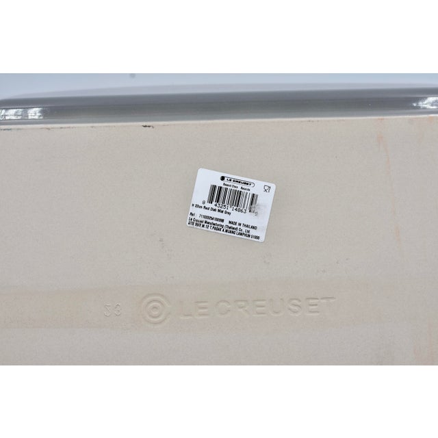 Ceramic French Le Creuset Heritage Large Family-Size Baker Rectangular Baking Dish NWT For Sale - Image 7 of 7