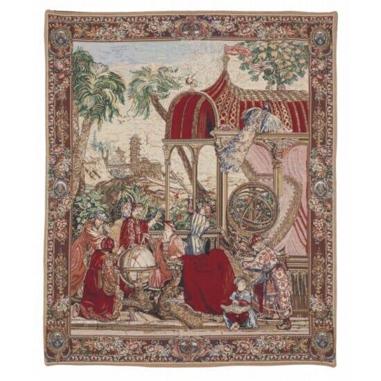 This beautiful tapestry is woven on a jacquard loom by skilled weavers, keeping alive the centuries old tradition of...