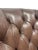 Fine Tufted Leather Lounge Chair by Distinctive Leather Inc For Sale In New York - Image 6 of 7